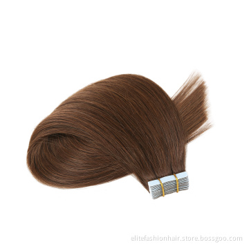 High Quality Natural Tape In Hair Extensions 100% Human Remy Hair Double Drawn Virgin Tape Hair Extensions